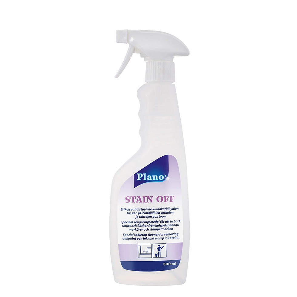 Plano Stain Off Erikoispuhdistusaine, tussien ja leimajälkien ja tahra sotkujen poisto, 500ml