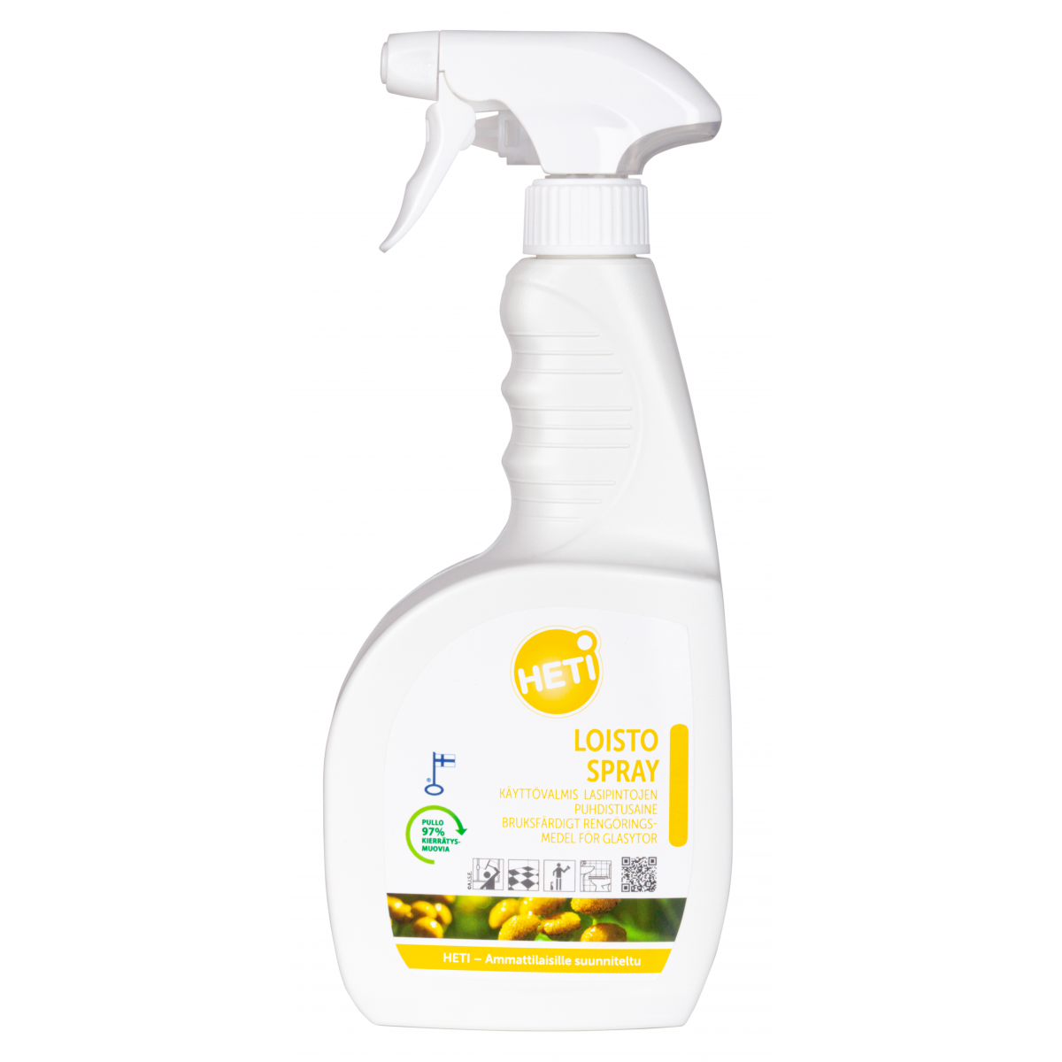 HETI Loisto Spray, Lasipintojen Puhdistusaine, 750 ml