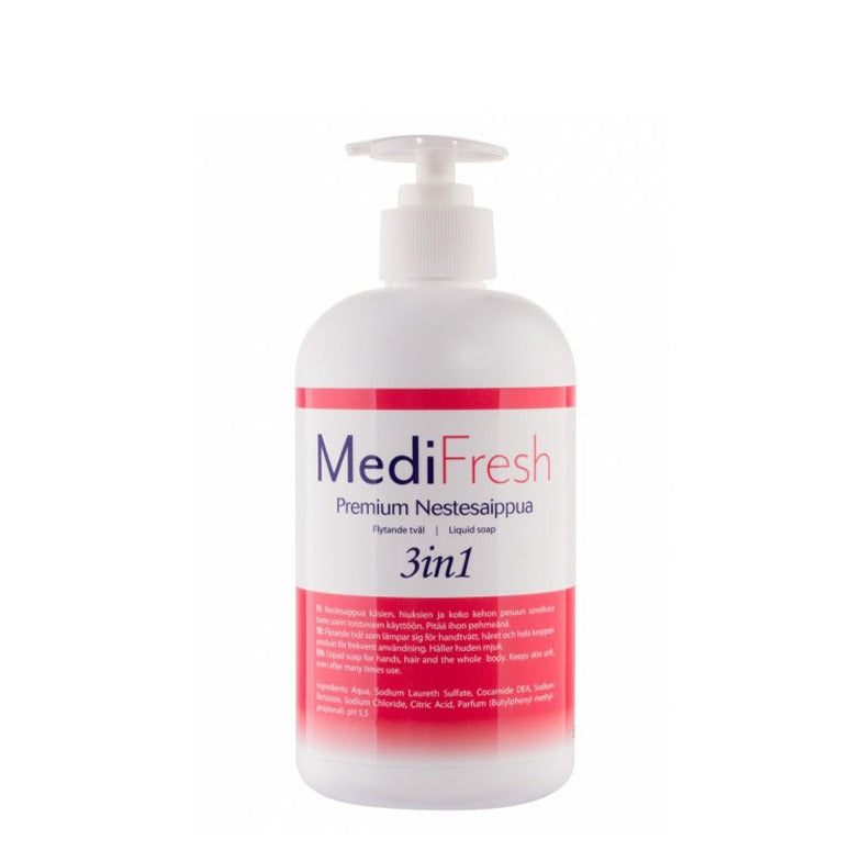 MediFresh Nestesaippua Premium 3in1 500ml