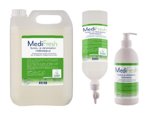 MediFresh Tuoksu- ja väriaineeton nestesaippua