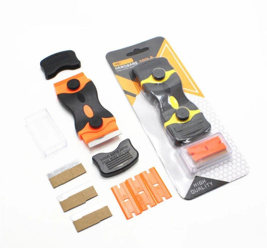 Mini raappa, muovi - ja metalli terällä.