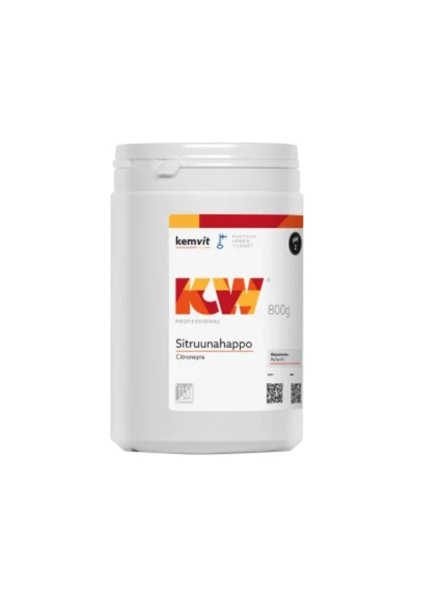 KW SITRUUNAHAPPO 800G kalkin poistoon pienkoneista
