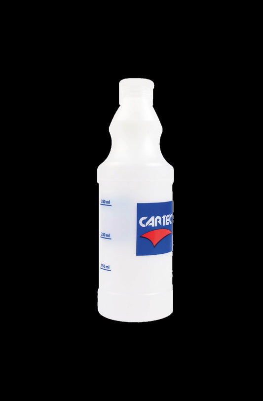 Flacon 500ml printed Cartec, tyhjä pullo täyttö pullo.