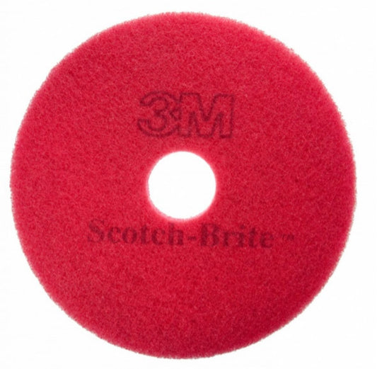 3M Laikka Punainen Pesulaikka 10″ – 254mm 4kpl