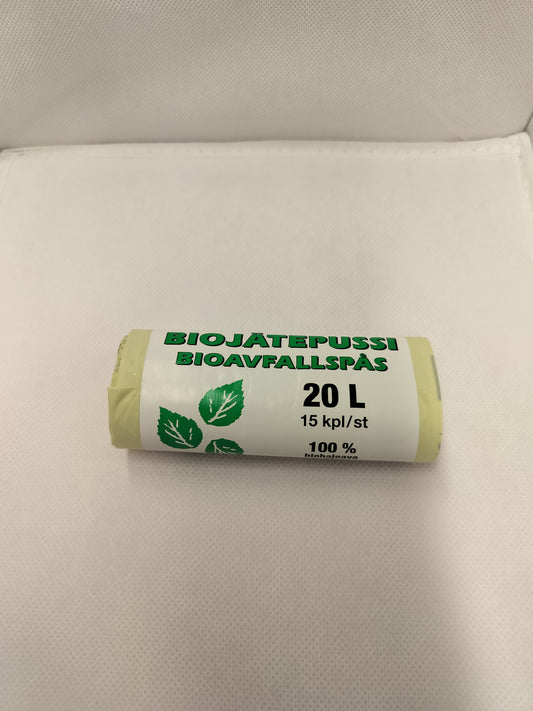 Biojätepussi 20L