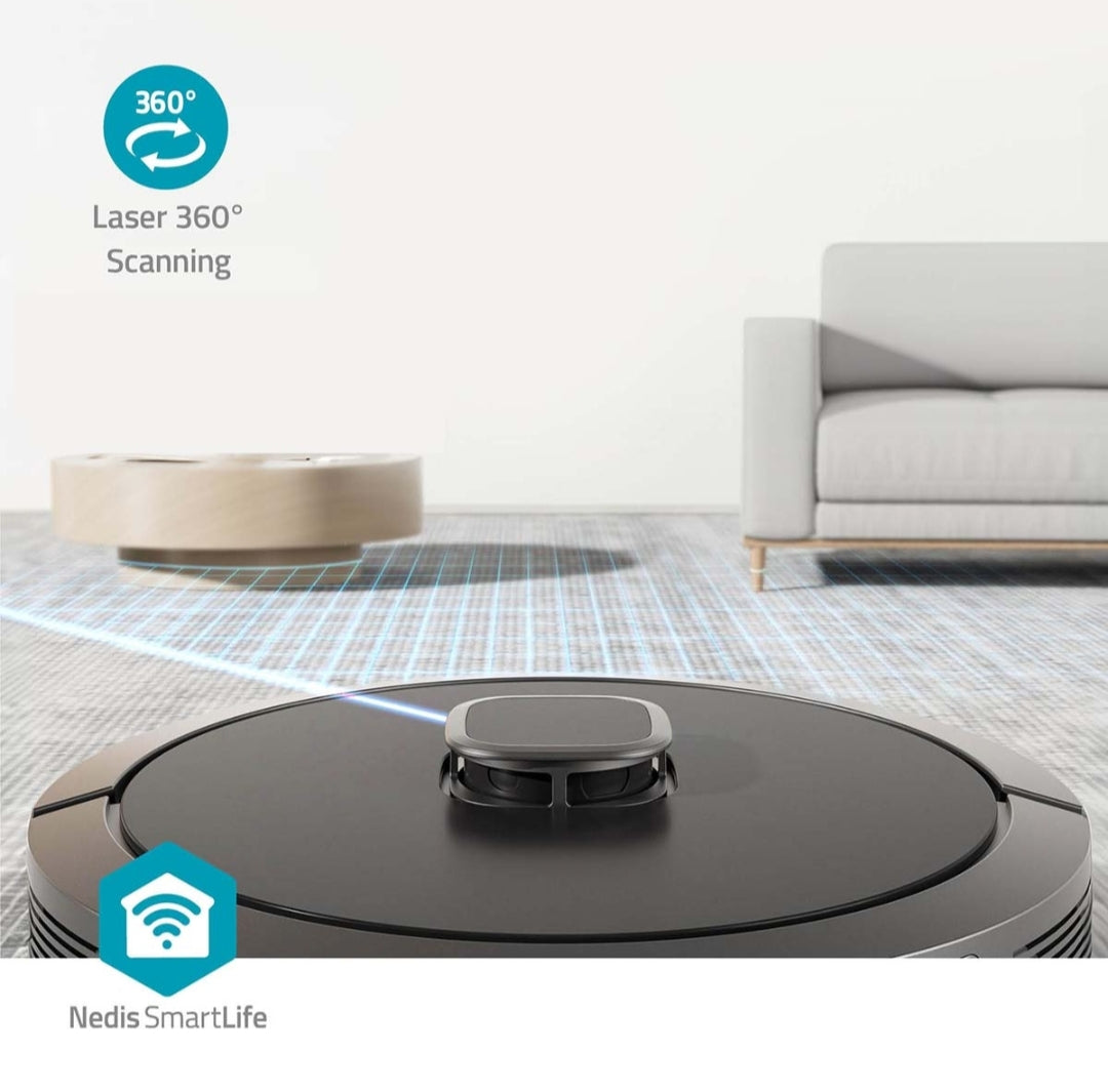 Nedis SmartLife Robotti 
Pölynimuri pölyasemalla. Harjaa, moppaa, imuroi.
