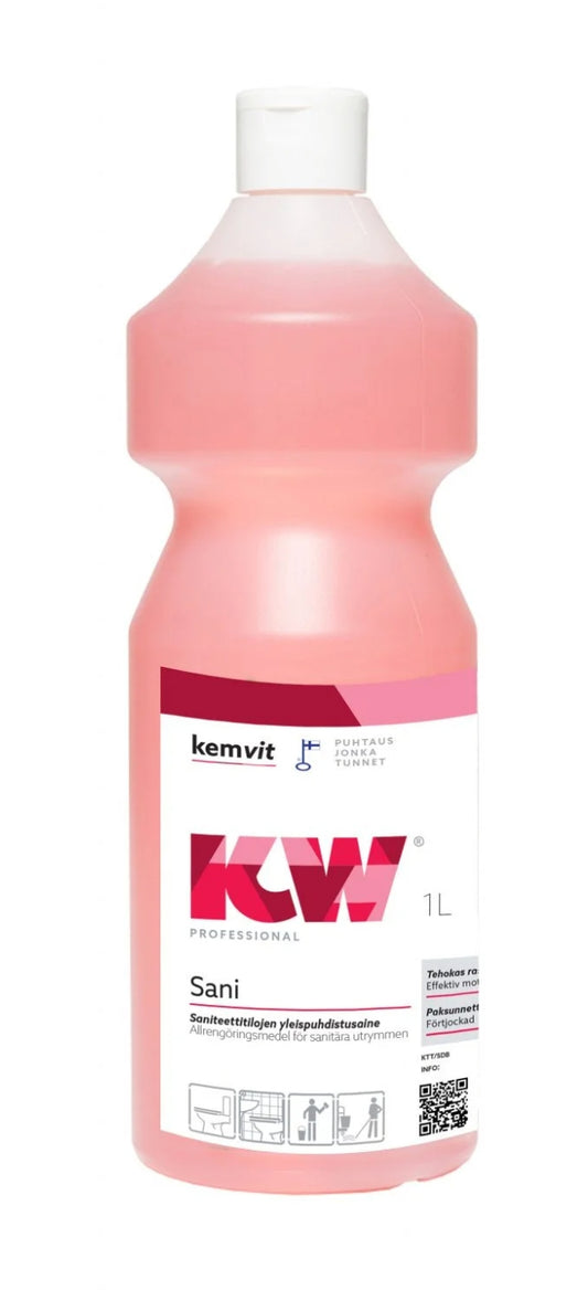 KW SANI Saniteettitilojen puhdistusaine 1 L