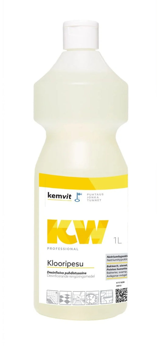 KW KLOORIPESU 1 L valmis käyttöliuos