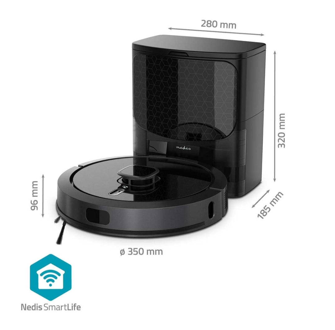 Nedis SmartLife Robotti 
Pölynimuri pölyasemalla. Harjaa, moppaa, imuroi.