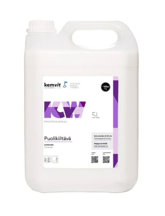 KW Puolikiiltävä  Lattiavaha 5L