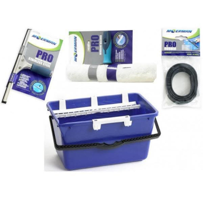 Moerman Ikkunanpesusetti 45 cm (sis. sanko, pesin, kuivain ja varakumi)