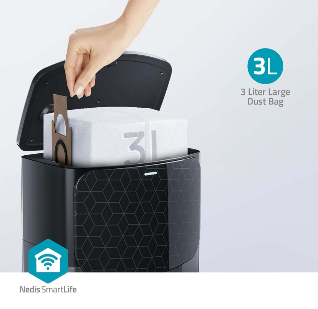 Nedis SmartLife Robotti 
Pölynimuri pölyasemalla. Harjaa, moppaa, imuroi.