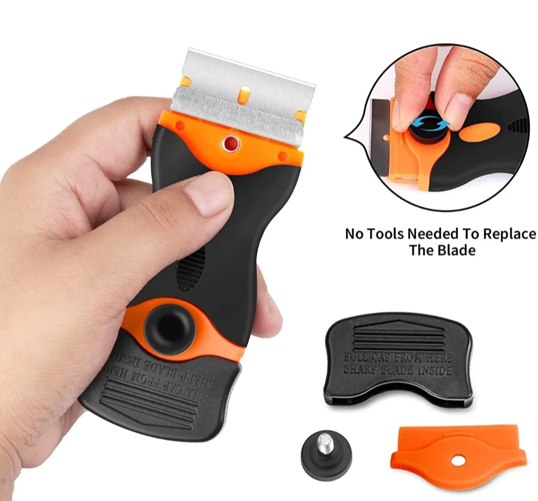 Mini raappa, muovi - ja metalli terällä.