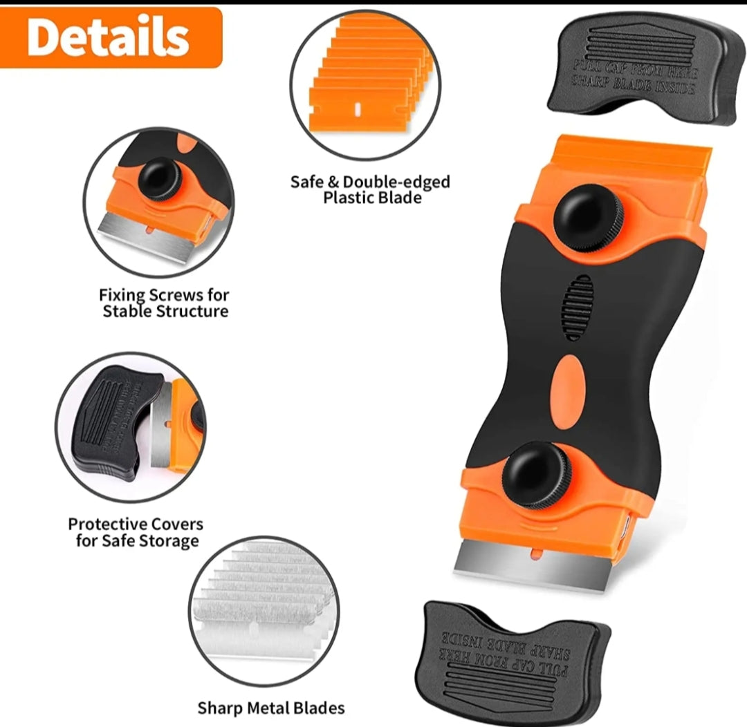 Mini raappa, muovi - ja metalli terällä.